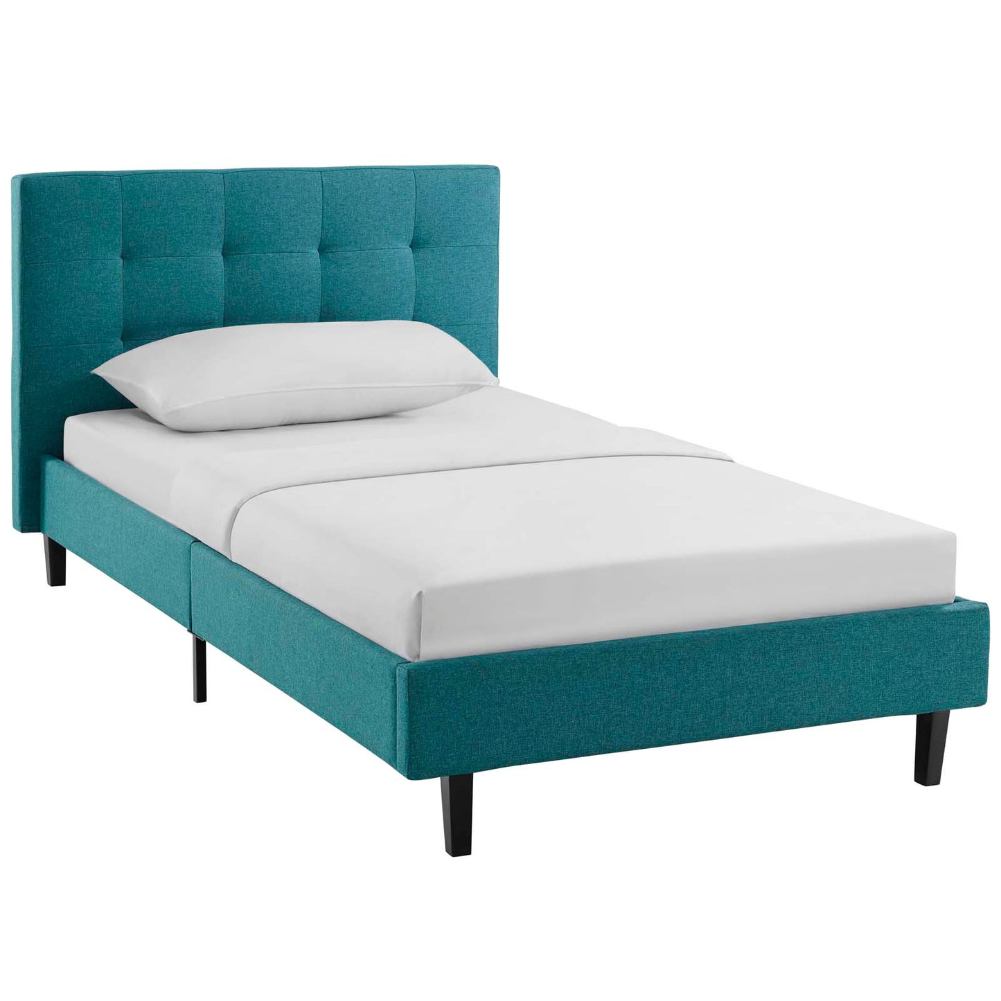 Modway Outlet Linnea Twin Bed by Modway  Bedroom Furniture Teal - MOD-5422-TEA