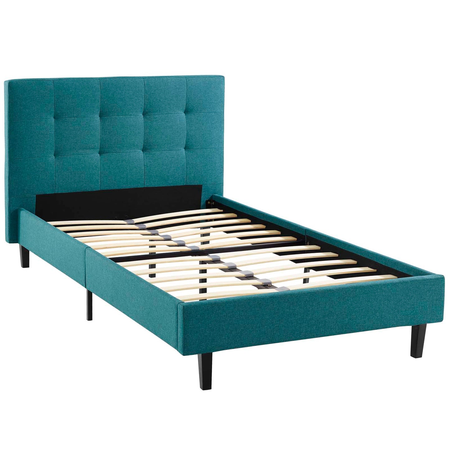 Modway Outlet Linnea Twin Bed by Modway  Bedroom Furniture Teal - MOD-5422-TEA