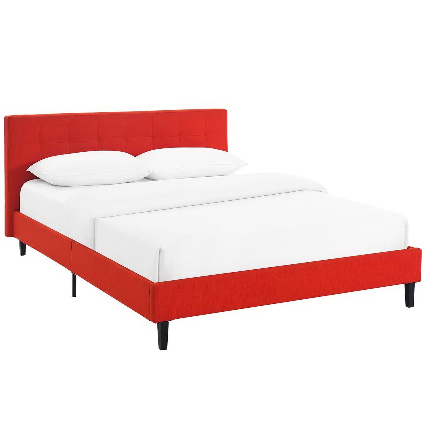 Modway Outlet Linnea Full Bed by Modway  Bedroom Furniture Atomic Red - MOD-5424-ATO