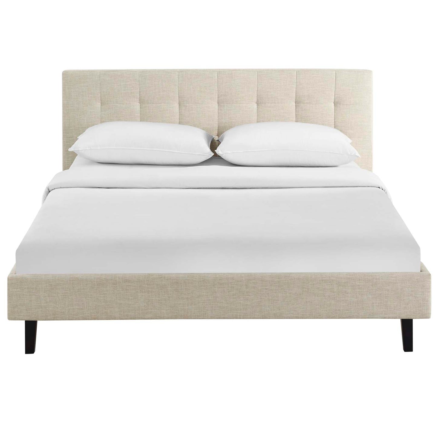 Modway Outlet Linnea Full Bed by Modway  Bedroom Furniture Beige - MOD-5424-BEI