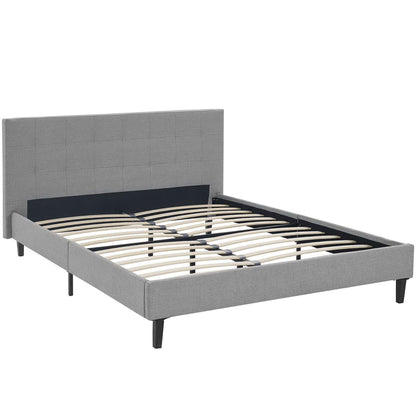 Modway Outlet Linnea Full Bed by Modway  Bedroom Furniture Light Gray - MOD-5424-LGR