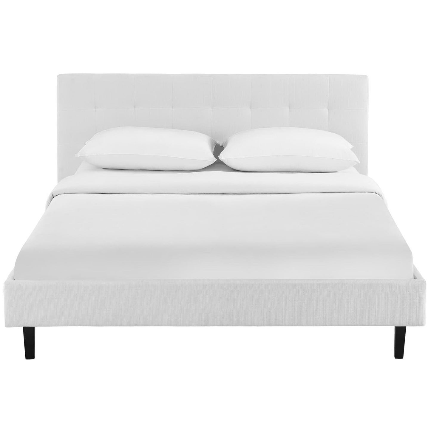 Modway Outlet Linnea Full Bed by Modway  Bedroom Furniture White - MOD-5424-WHI