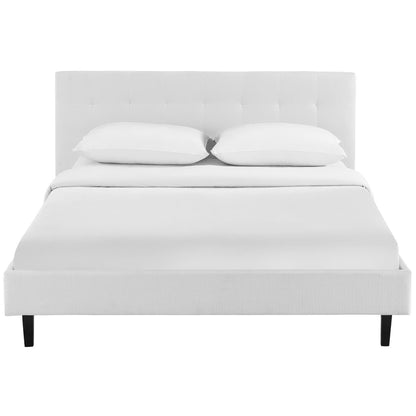 Modway Outlet Linnea Full Bed by Modway  Bedroom Furniture White - MOD-5424-WHI