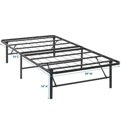 Modway Outlet Horizon Stainless Steel Twin Bed Frame by Modway  Bedroom Furniture Brown - MOD-5427-BRN