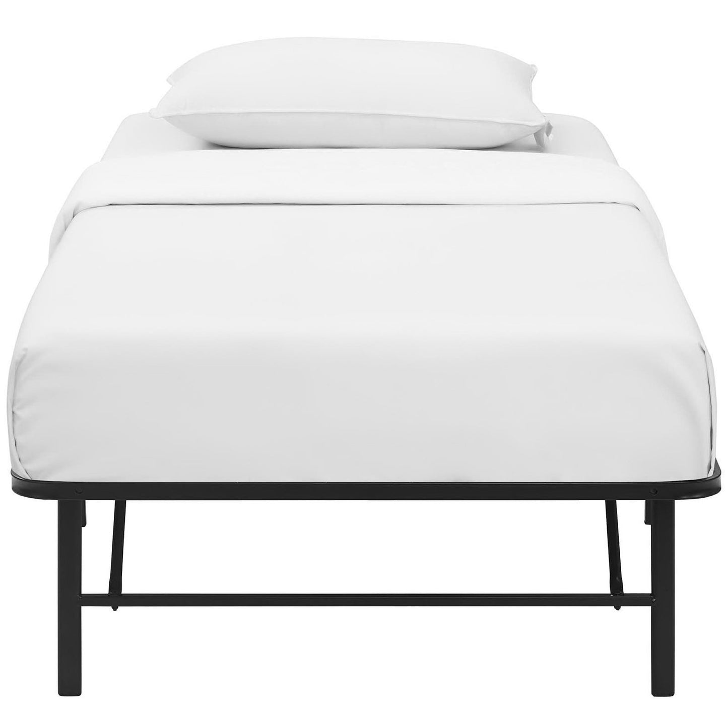 Modway Outlet Horizon Stainless Steel Twin Bed Frame by Modway  Bedroom Furniture Brown - MOD-5427-BRN