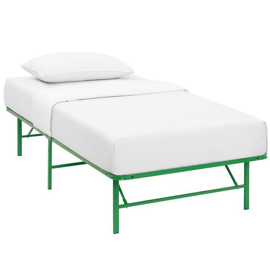 Modway Outlet Horizon Stainless Steel Twin Bed Frame by Modway  Bedroom Furniture Green - MOD-5427-GRN
