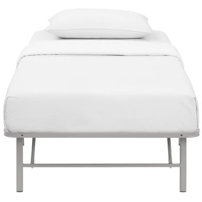 Modway Outlet Horizon Stainless Steel Twin Bed Frame by Modway  Bedroom Furniture Gray - MOD-5427-GRY