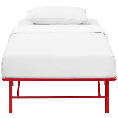 Modway Outlet Horizon Stainless Steel Twin Bed Frame by Modway  Bedroom Furniture Red - MOD-5427-RED