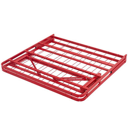 Modway Outlet Horizon Stainless Steel Twin Bed Frame by Modway  Bedroom Furniture Red - MOD-5427-RED