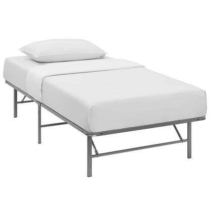 Modway Outlet Horizon Stainless Steel Twin Bed Frame by Modway  Bedroom Furniture Silver - MOD-5427-SLV