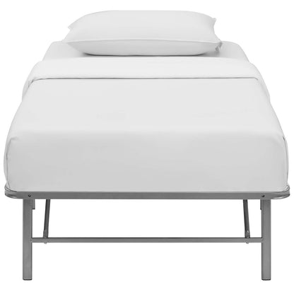 Modway Outlet Horizon Stainless Steel Twin Bed Frame by Modway  Bedroom Furniture Silver - MOD-5427-SLV
