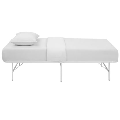 Modway Outlet Horizon Stainless Steel Twin Bed Frame by Modway  Bedroom Furniture White - MOD-5427-WHI