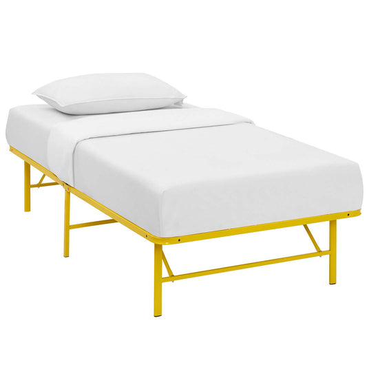 Modway Outlet Horizon Stainless Steel Twin Bed Frame by Modway  Bedroom Furniture Yellow - MOD-5427-YLW