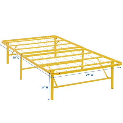 Modway Outlet Horizon Stainless Steel Twin Bed Frame by Modway  Bedroom Furniture Yellow - MOD-5427-YLW