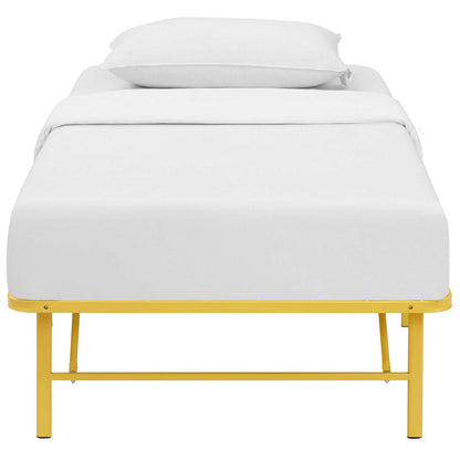 Modway Outlet Horizon Stainless Steel Twin Bed Frame by Modway  Bedroom Furniture Yellow - MOD-5427-YLW