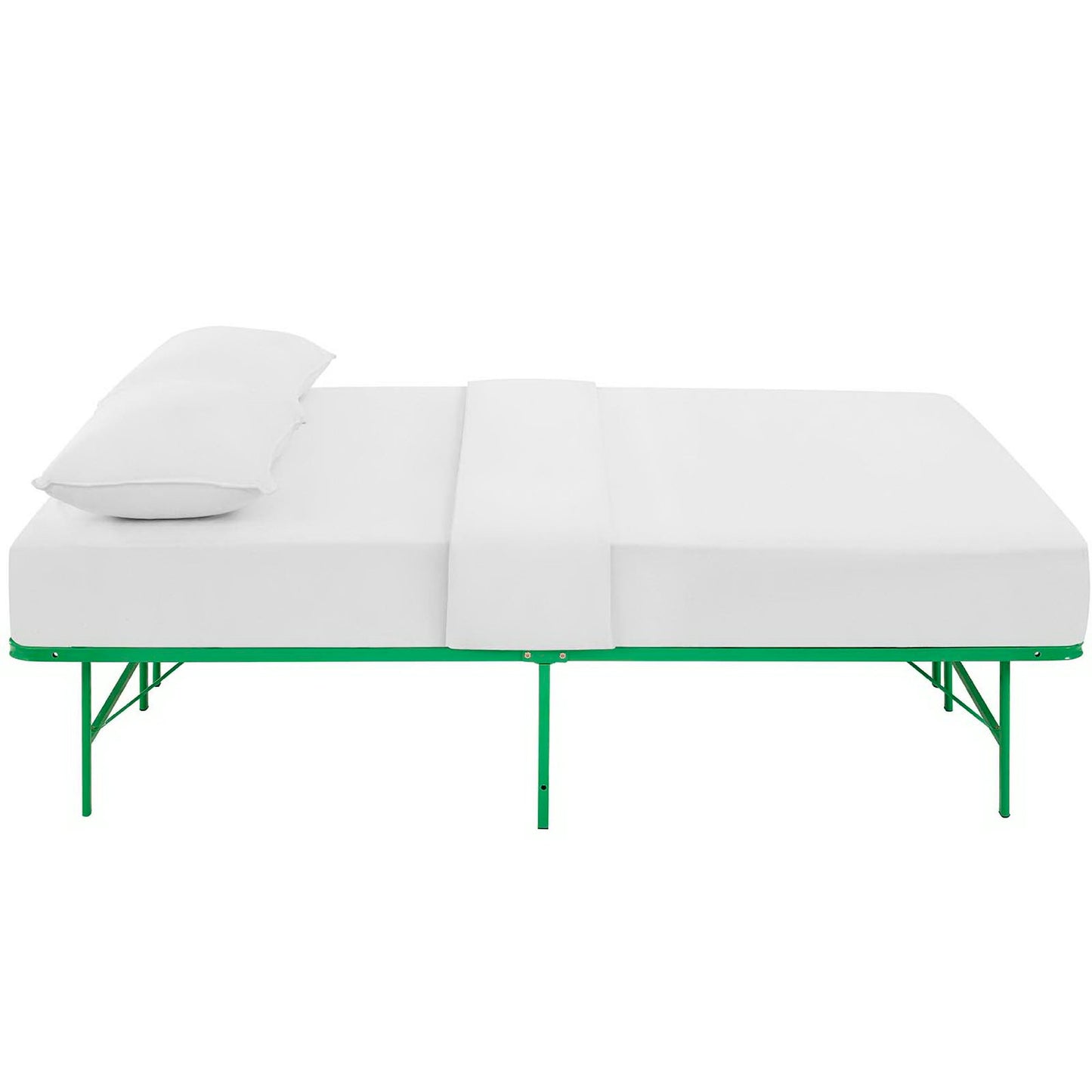 Modway Outlet Horizon Stainless Steel Full Bed Frame by Modway  Bedroom Furniture Green - MOD-5428-GRN