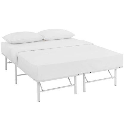 Modway Outlet Horizon Stainless Steel Full Bed Frame by Modway  Bedroom Furniture White - MOD-5428-WHI