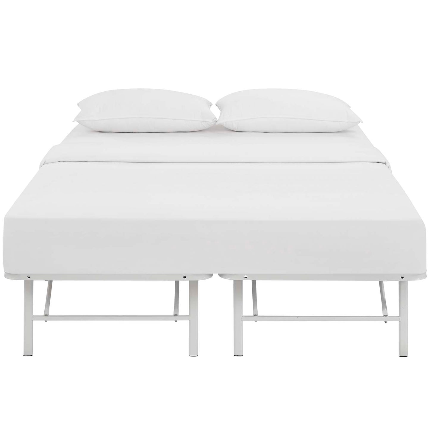 Modway Outlet Horizon Stainless Steel Full Bed Frame by Modway  Bedroom Furniture White - MOD-5428-WHI