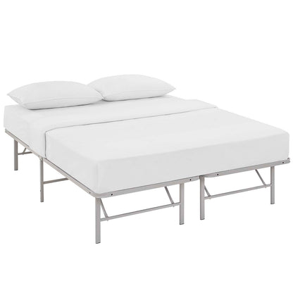 Modway Outlet Horizon Stainless Steel Queen Bed Frame by Modway  Bedroom Furniture Gray - MOD-5429-GRY