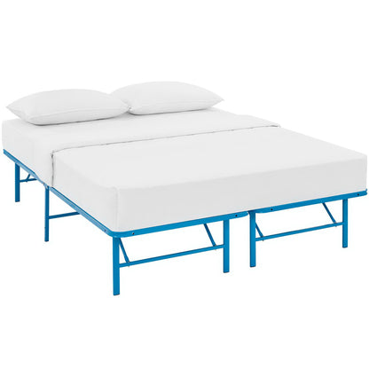 Modway Outlet Horizon Stainless Steel Queen Bed Frame by Modway  Bedroom Furniture Light Blue - MOD-5429-LBU