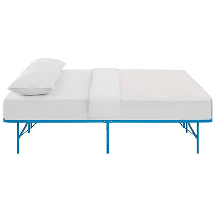 Modway Outlet Horizon Stainless Steel Queen Bed Frame by Modway  Bedroom Furniture Light Blue - MOD-5429-LBU