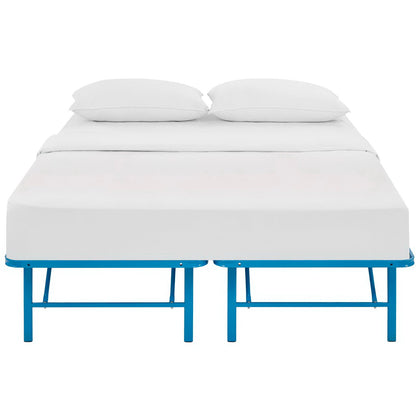 Modway Outlet Horizon Stainless Steel Queen Bed Frame by Modway  Bedroom Furniture Light Blue - MOD-5429-LBU