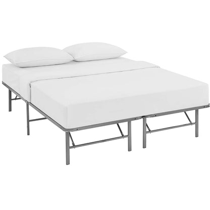 Modway Outlet Horizon Stainless Steel Queen Bed Frame by Modway  Bedroom Furniture Silver - MOD-5429-SLV