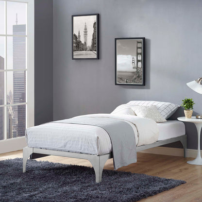 Modway Outlet Ollie Twin Bed Frame by Modway  Bedroom Furniture Silver - MOD-5430-SLV