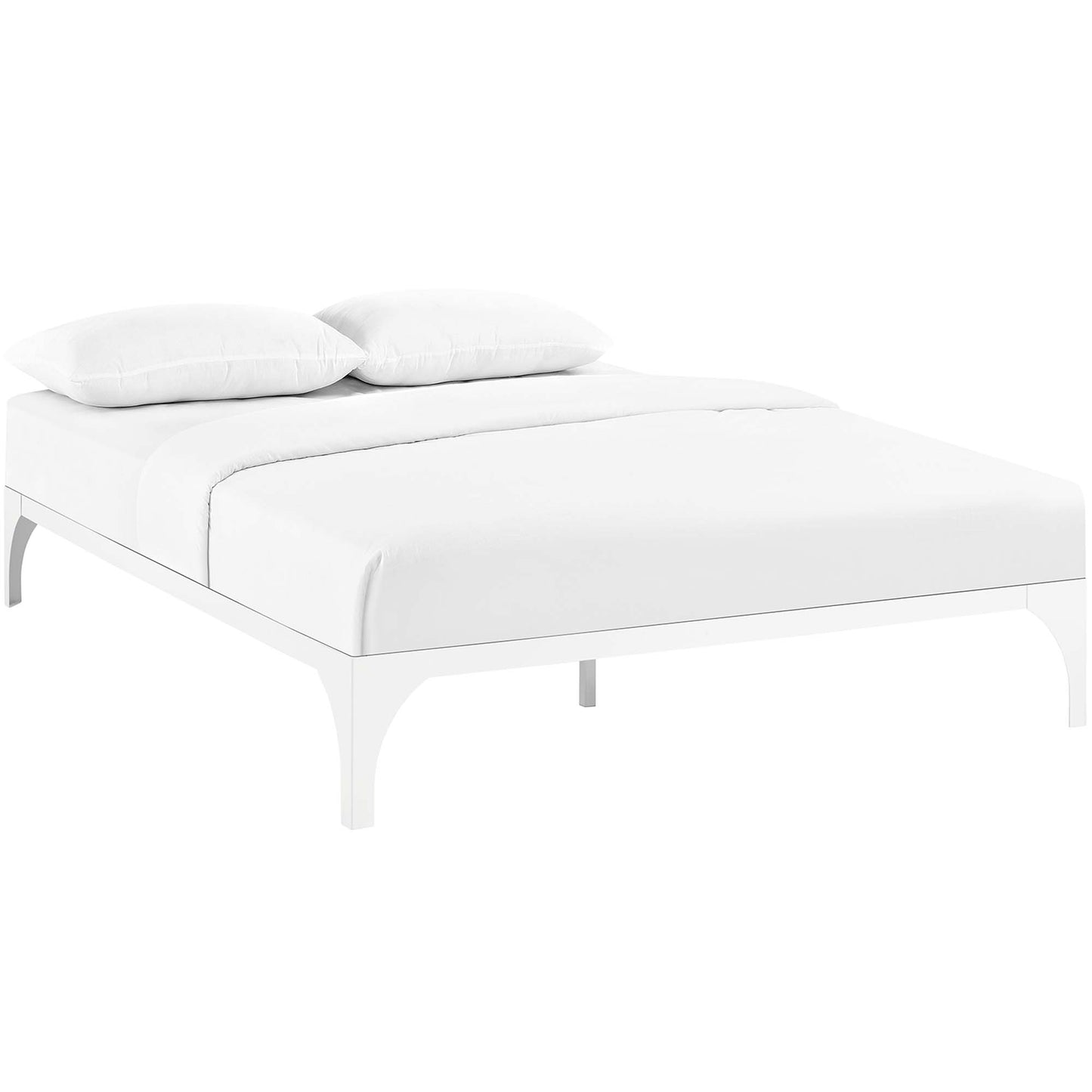 Modway Outlet Ollie Queen Bed Frame by Modway  Bedroom Furniture White - MOD-5432-WHI
