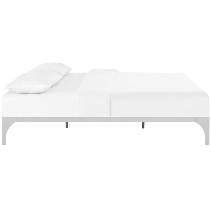 Modway Outlet Ollie King Bed Frame by Modway  Bedroom Furniture Silver - MOD-5433-SLV