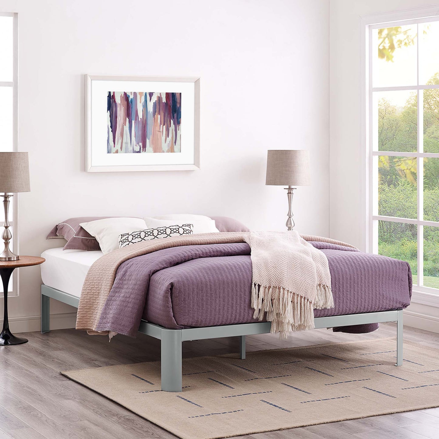 Modway Outlet Corinne Full Bed Frame by Modway  Bedroom Furniture Gray - MOD-5468-GRY