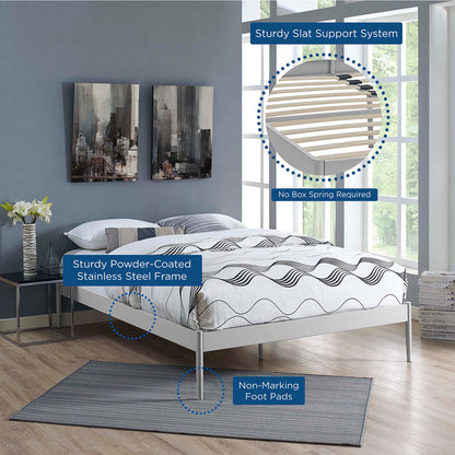 Modway Outlet Elsie Queen Bed Frame by Modway  Bedroom Furniture Gray - MOD-5474-GRY