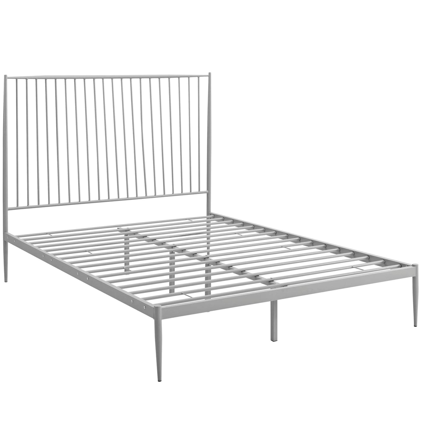 Modway Outlet Annika Queen Platform Bed by Modway  Bedroom Furniture Gray - MOD-5478-GRY