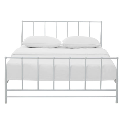 Modway Outlet Estate Queen Bed by Modway  Bedroom Furniture White - MOD-5482-WHI
