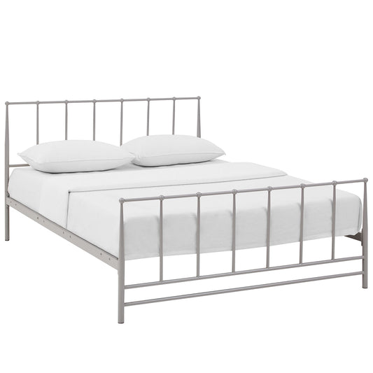 Modway Outlet Estate King Bed by Modway  Bedroom Furniture Gray - MOD-5483-GRY
