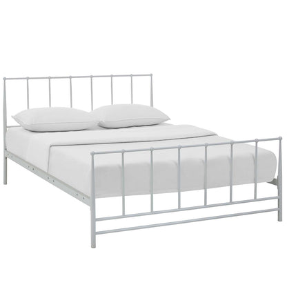 Modway Outlet Estate King Bed by Modway  Bedroom Furniture White - MOD-5483-WHI