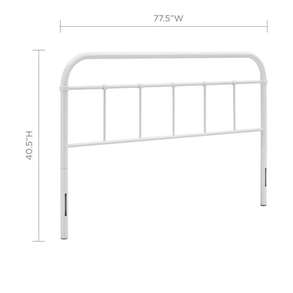 Modway Outlet Serena King Steel Headboard by Modway  Bedroom Furniture White - MOD-5537-WHI
