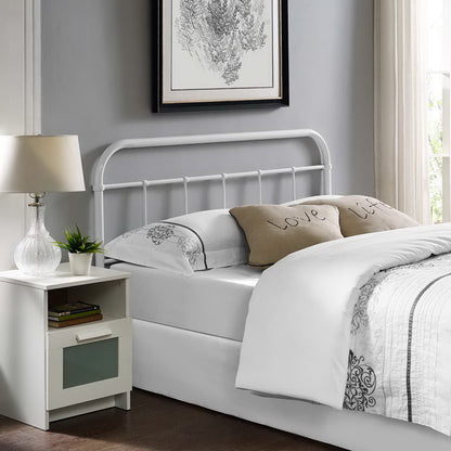 Modway Outlet Serena King Steel Headboard by Modway  Bedroom Furniture White - MOD-5537-WHI