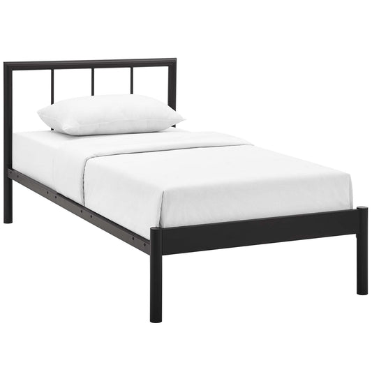 Modway Outlet Gwen Twin Bed Frame by Modway  Bedroom Furniture Brown - MOD-5543-BRN-SET