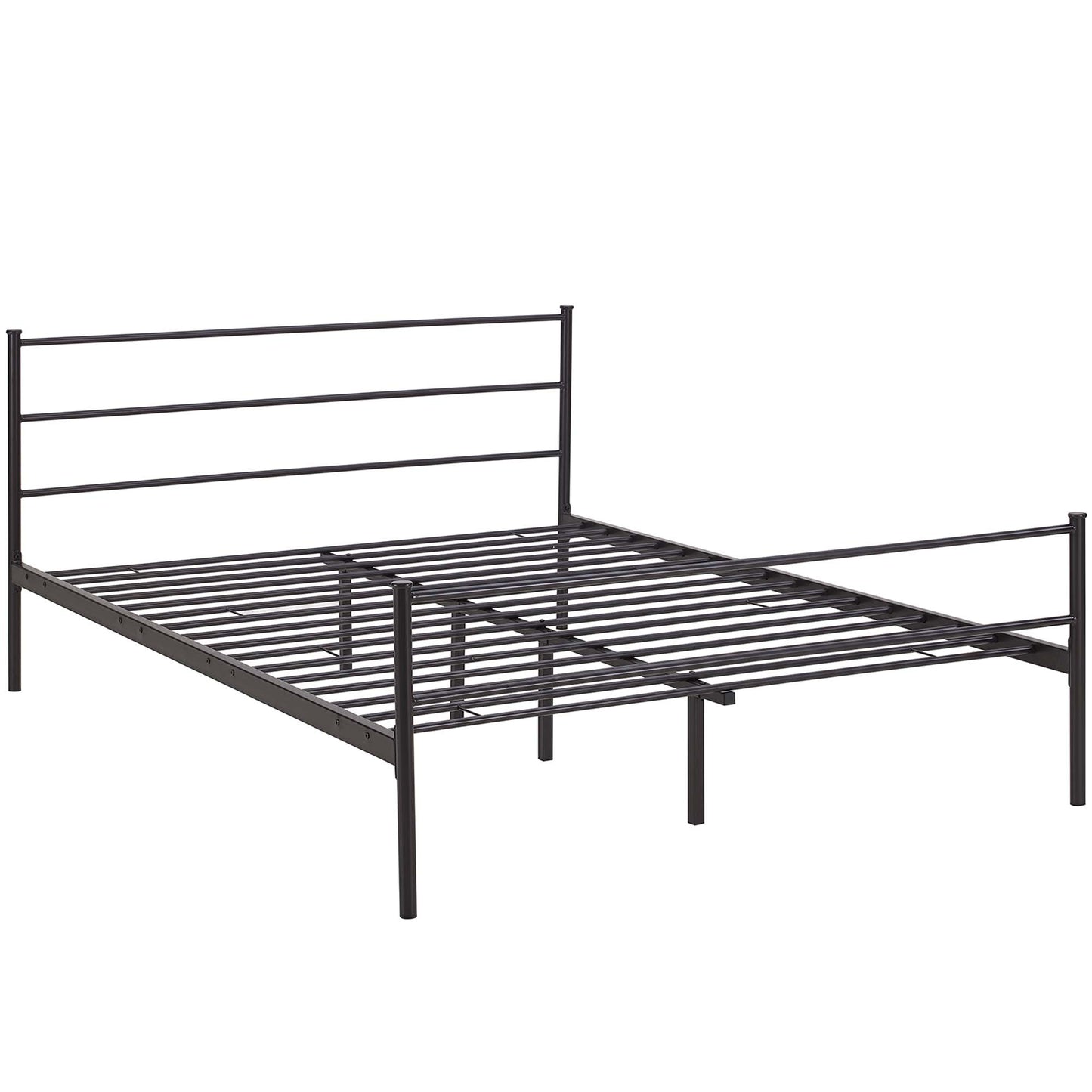 Modway Outlet Alina Platform Queen Bed Frame by Modway  Bedroom Furniture Brown - MOD-5553-BRN-SET