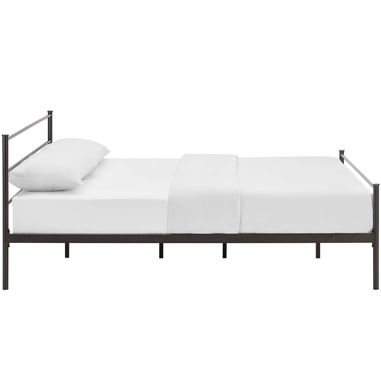 Modway Outlet Alina Platform Queen Bed Frame by Modway  Bedroom Furniture Brown - MOD-5553-BRN-SET