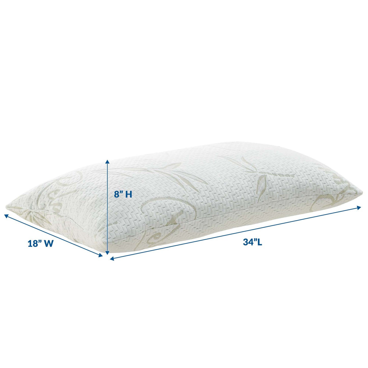 Modway Outlet Relax Size King Pillow by Modway  Mattresses Furniture White - MOD-5576-WHI