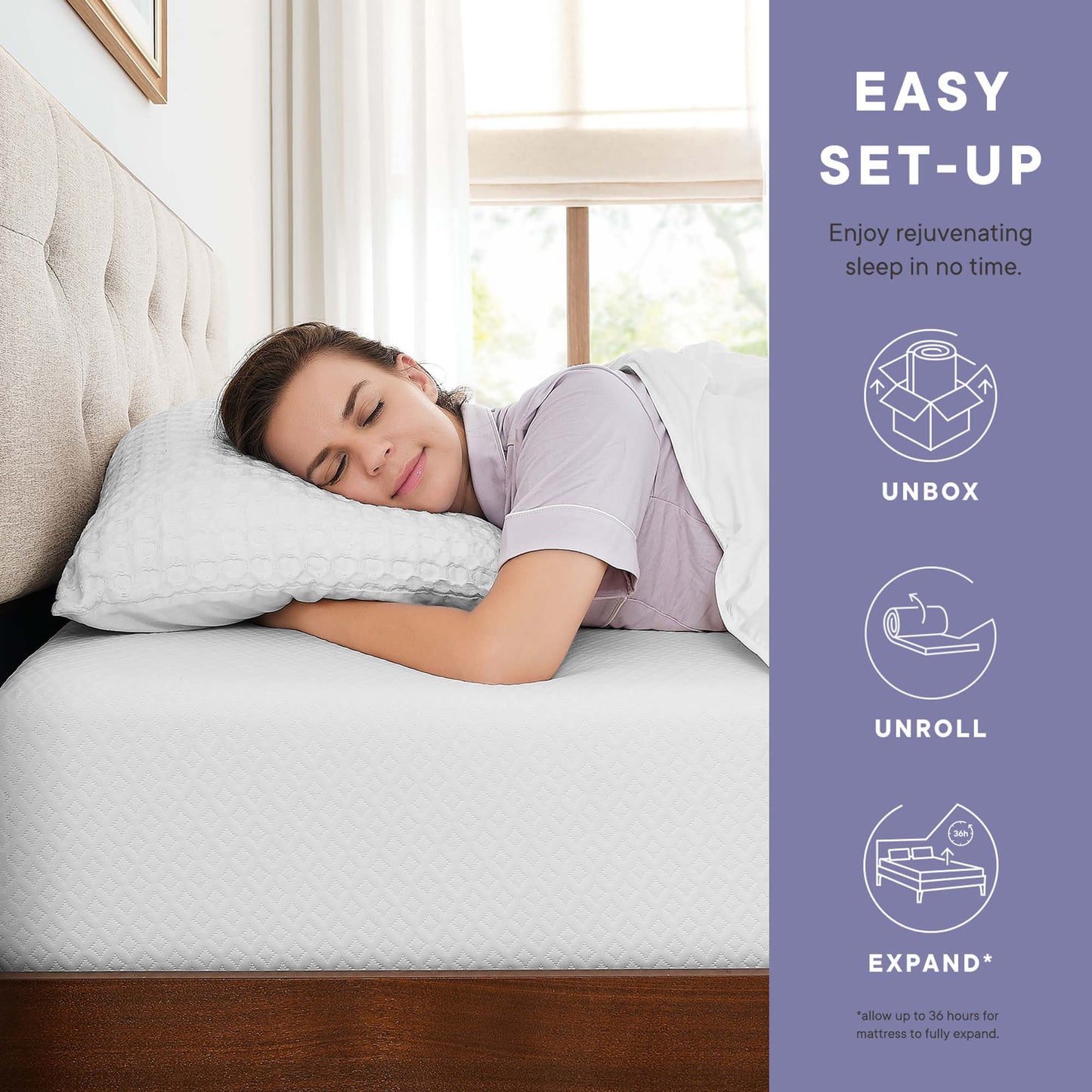 Modway Outlet Mila 6" Full Mattress by Modway  Mattresses Furniture  - MOD-5733-WHI