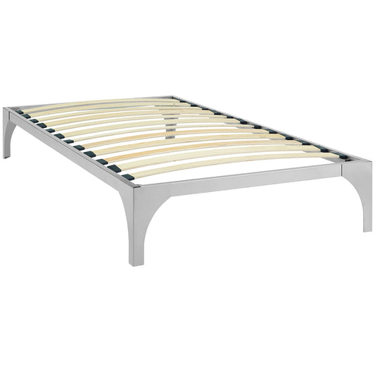 Modway Outlet Ollie Twin Bed Frame by Modway  Bedroom Furniture Silver - MOD-5747-SLV