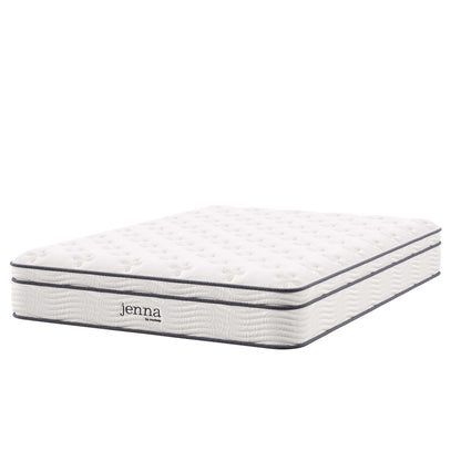 Modway - Jenna 10" Innerspring and Foam Full Mattress by Modway  Mattresses Twin White - MOD-5769-WHI