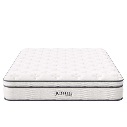 Modway - Jenna 10" Innerspring and Foam Full Mattress by Modway  Mattresses Twin White - MOD-5769-WHI