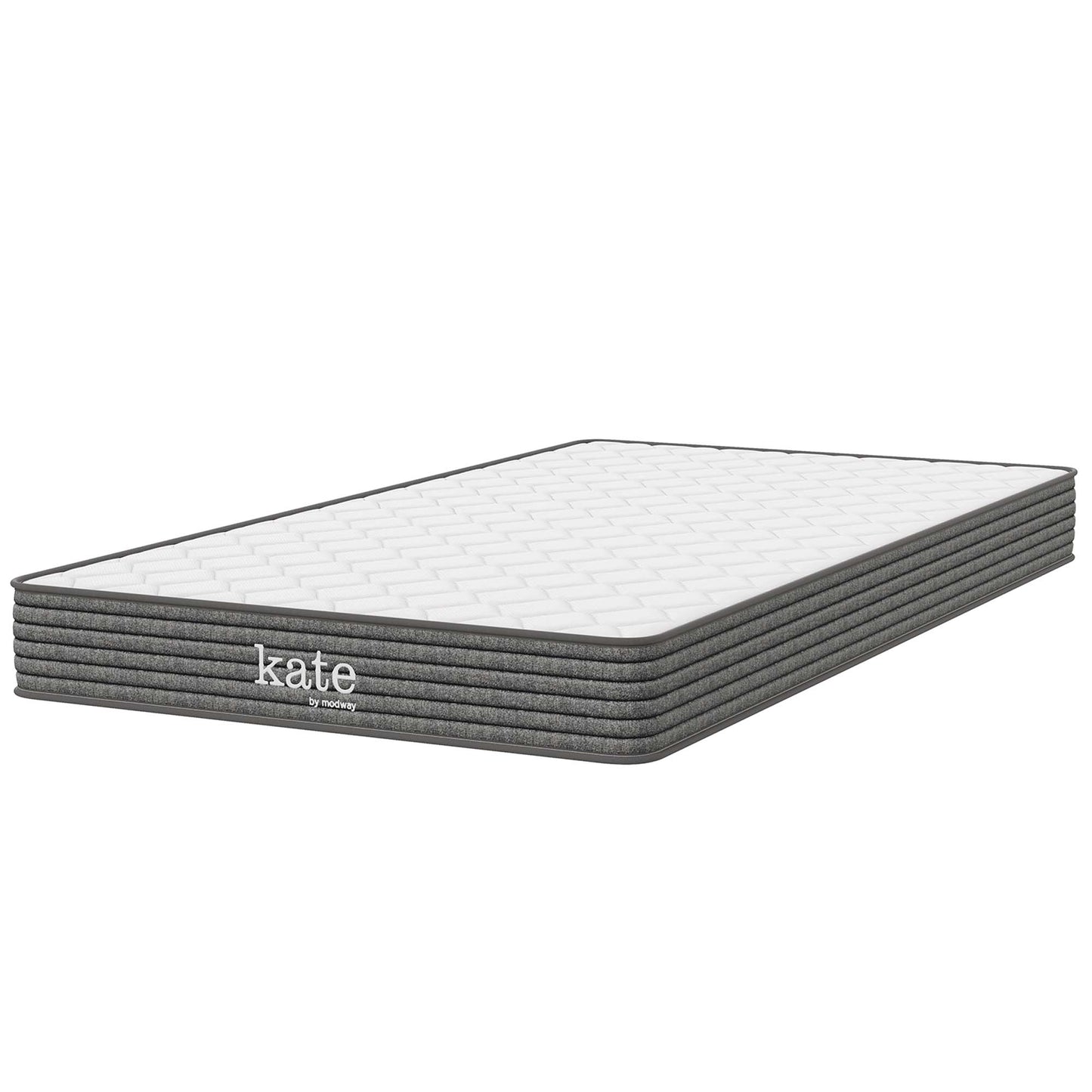 Modway - Kate 6" Twin Mattress by Modway  Mattresses Twin White - MOD-5772-WHI