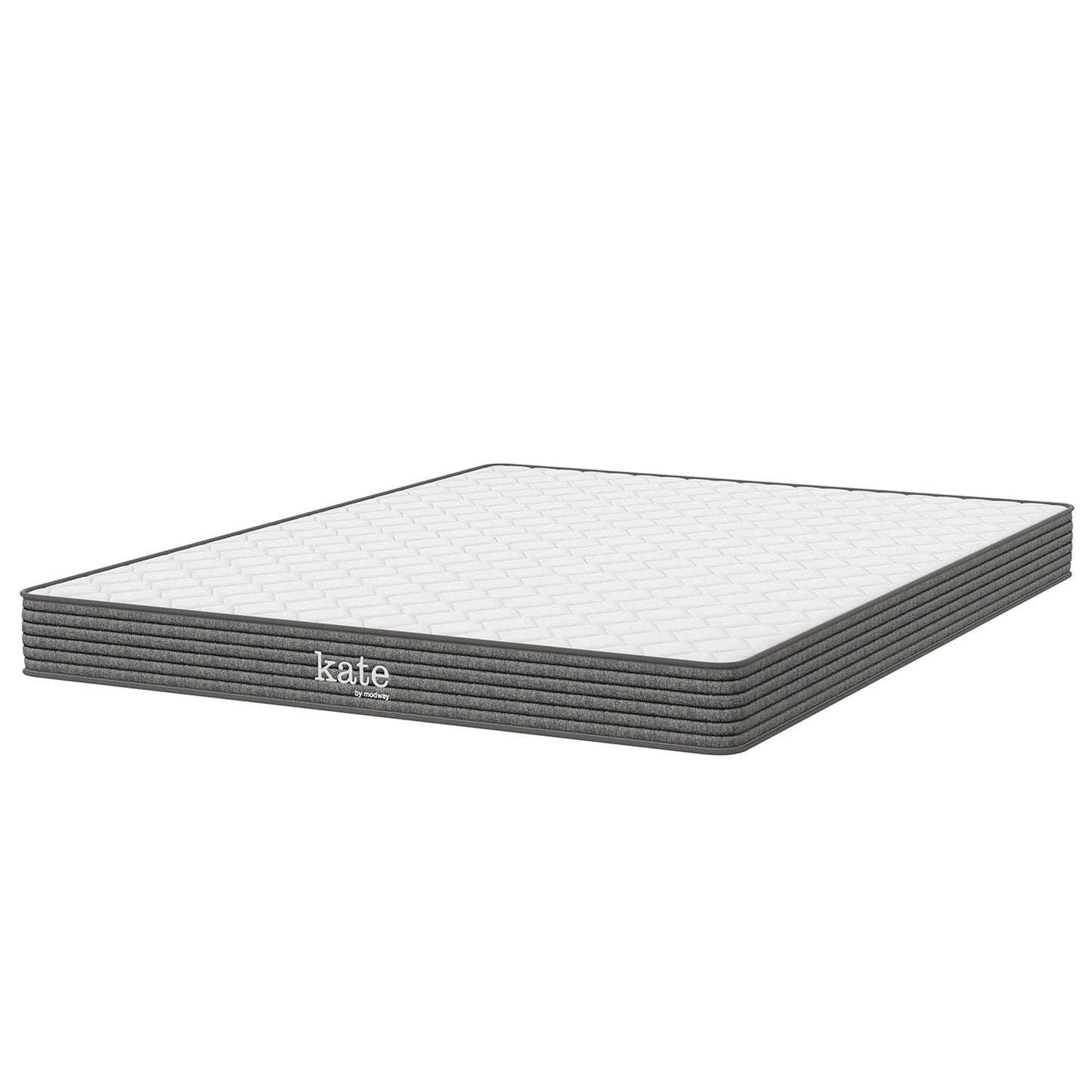 Modway - Kate 6" Queen Mattress by Modway  Mattresses Twin White - MOD-5774-WHI