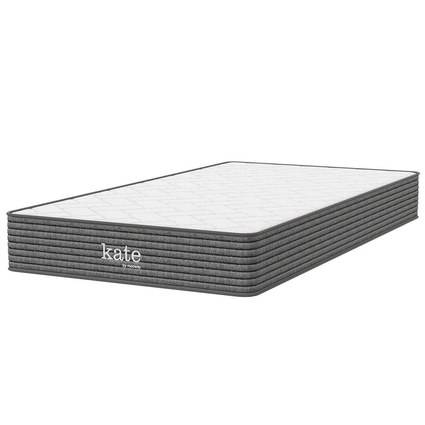 Modway - Kate 8" Twin Mattress by Modway  Mattresses Twin White - MOD-5776-WHI