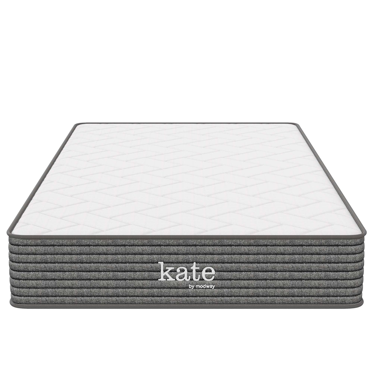 Modway - Kate 8" Twin Mattress by Modway  Mattresses Twin White - MOD-5776-WHI